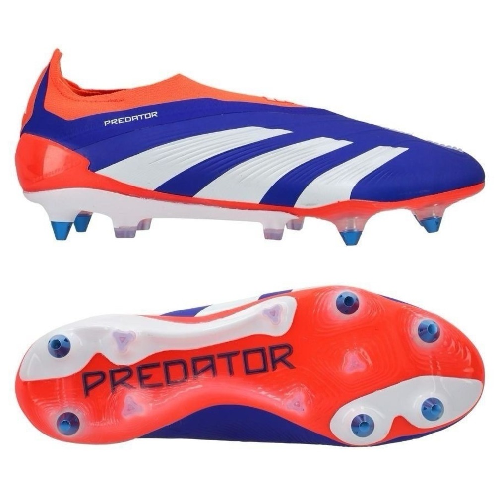 Adidas Predator‎ Elite LL SG Mens Size 9 Blue/Red Soccer Cleats NEW IF6318